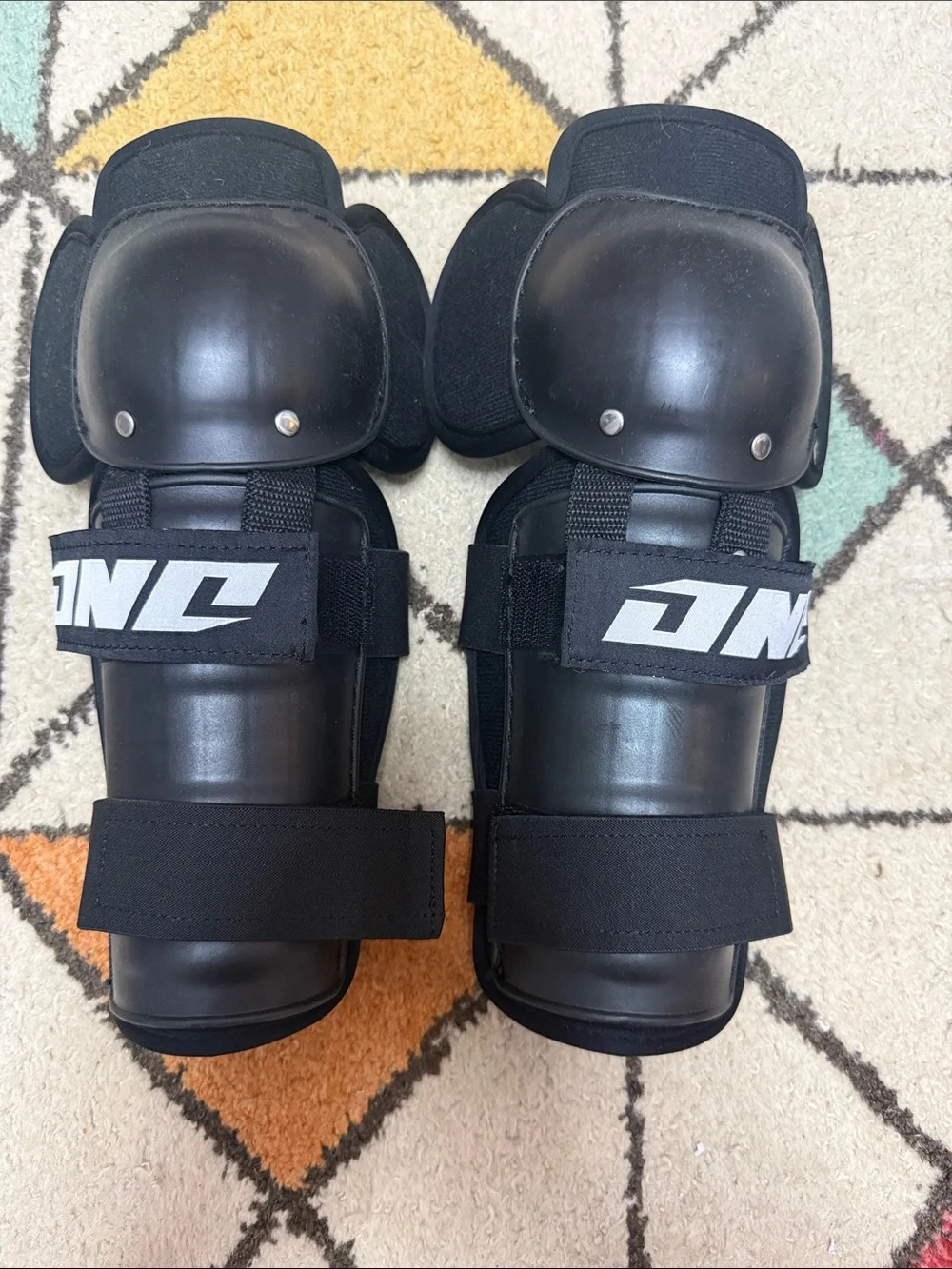 Kids Black Protective Knee & Shin Guards